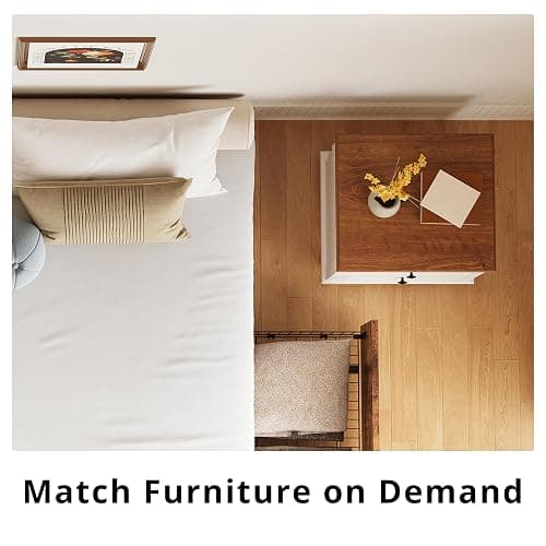 LIKIMIO Queen Bed Frame with Storage, 4 Drawers and Heavy Strong Metal Support Frames, Solid Stable, Noise-Free, No Box Spring Needed, Easy Assembly, Vintage Brown thumbnail 5