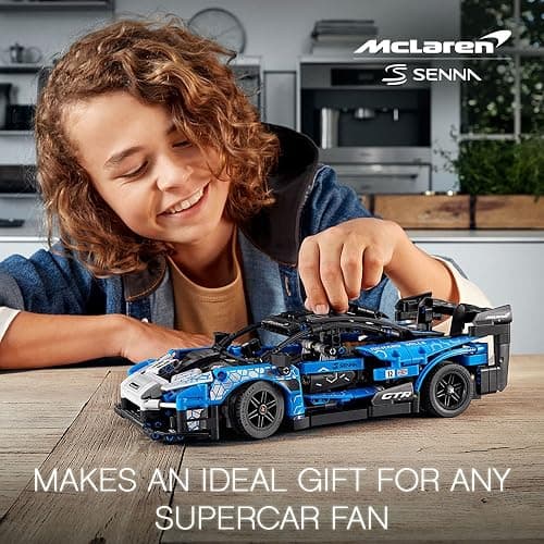 LEGO Technic McLaren Senna GTR 42123 Racing Sports Collectable Model Car Building Kit, Car Construction Toy, Gift Idea for Kids, Boys and Girls thumbnail 2