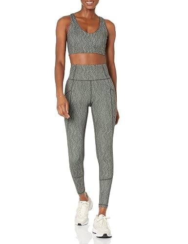 Amazon Essentials Women's Active Sculpt Workout High Rise Full Length Leggings with Pockets (Available in Plus Size) thumbnail 4