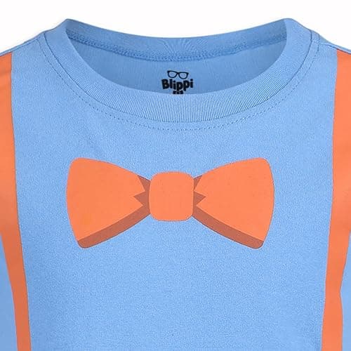 Blippi Boys 2 Piece Short Sleeve T-Shirt and Pants Set for Toddler and Big Kids thumbnail 3
