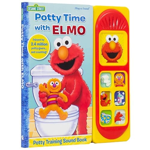 Sesame Street - Potty Time with Elmo - Potty Training Sound Book - PI Kids thumbnail 5