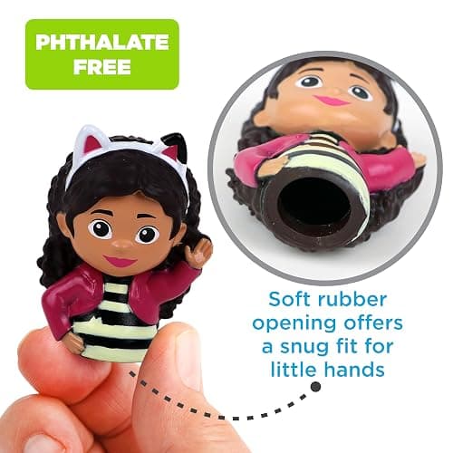 NBC Universal Gabby's Dollhouse Bath Finger Puppets, 10 Pc - Party Favors, Educational, Bath Toys, Story Time, Beach Toys, Playtime, Stocking Stuffer thumbnail 8