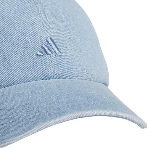 adidas Women's Saturday 3 Baseball Cap – Athletic Relaxed Strapback Hat thumbnail 3