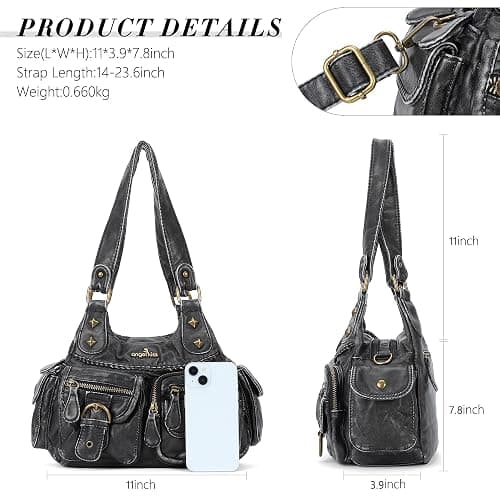 Angel Kiss Hobo Bags for Women Shoulder Bag Shoulder Purses and Handbags Vegan Leather Hobo Handbags Crossbody Bags thumbnail 4