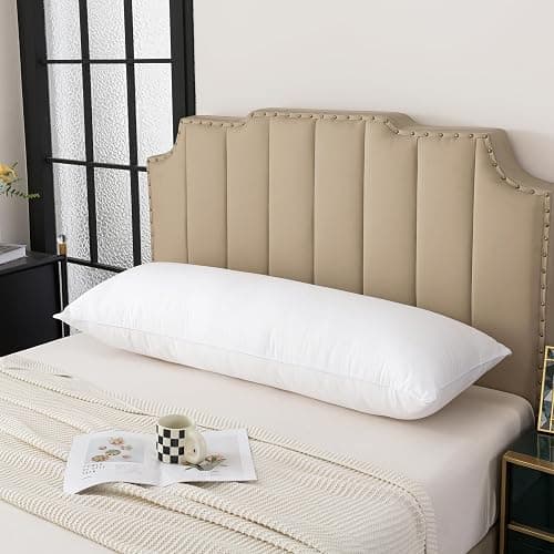 H HOUSEHOLD 20x54 Body Pillow Insert - Ultra Soft Long Pillow for Adults Side Sleeper White thumbnail 5