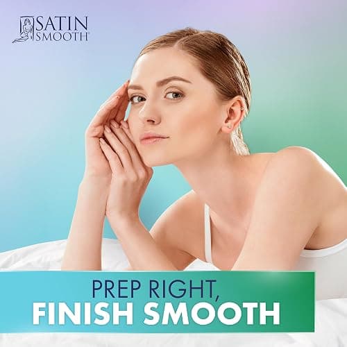 SATIN SMOOTH Pre Wax Cleanser & Aloe Vera Post Wax Cooling Gel Duo - Hair Removal Prep and Aftercare Kit, 16 oz thumbnail 2