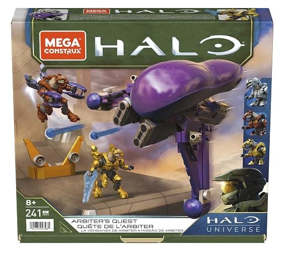 Mattel Mega Halo Arbiter's Quest Banshee Vehicle Halo Infinite Construction Set,Building Toys for Boys thumbnail 6