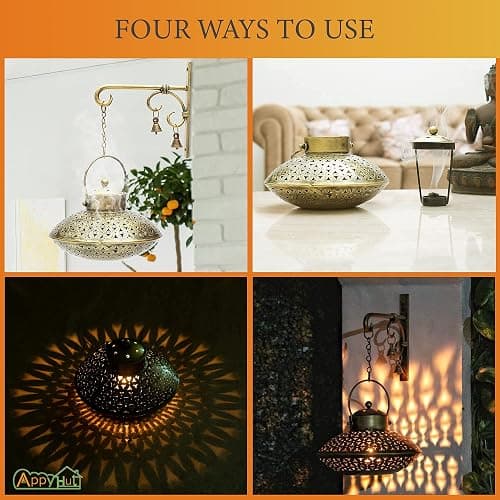 AppyHut Hanging Incense Burner, Cone Charcoal Resin Incense Holder,Vintage Antique Home Room Wall Decor,House Warming Spiritual Reiki Yoga Meditation Gifts for Women Men,Zen Hippie Bohemian Boho Decor thumbnail 4