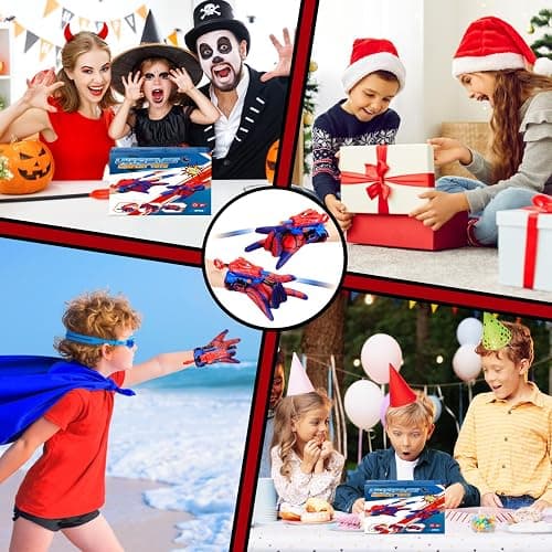 Braxel Spid_er Toys for 3-6 Year Old Boys, 2 Set Spid_er Web Shooter Boys Toys Age 3 4 5 6 7 8 Year Old Boy Gifts for Kids Toy Age 3-8 Christmas Xmas Gifts for 3-12 Year Old Boy Girl thumbnail 7