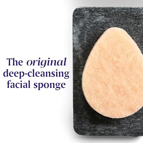 Buf-Puf Gentle Facial Sponge, Dermatologist Developed, Removes Deep Down Dirt & Makeup That Causes Breakouts and Blackheads, Reusable, Exfoliating, 1 Count thumbnail 9