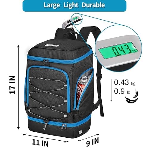 Ciihars Soccer Backpack,Soccer Bag with Ball Holder,Sport Equipment Bags Water resistant Includes Separate Cleat Fit Basketball Volleyball Football thumbnail 3