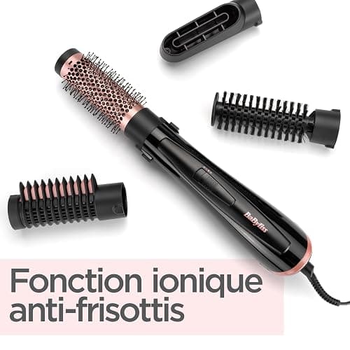 BABYLISS PERFECT FINISH AS126E - Brosse soufflante 1000W - 2 temperatures + Air frais - Fonction ionique - Brosse volume 38mm - AS126E thumbnail 6