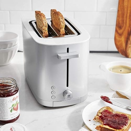 ZWILLING Enfinigy, 2-Slice Toaster, Extra Wide 1.5" Slots for Bagels and Toast, Silver thumbnail 4