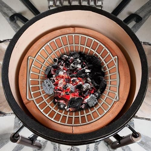 onlyfire Stainless Steel Charcoal Ash Basket Fits Large BGE, Kamado Joe Classic and Other Similar Grills thumbnail 2
