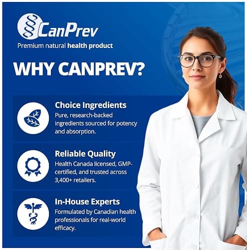 CanPrev Magnesium L-Threonate 50mg, 120 Capsules 120-Day Supply - Optimal Absorption Formula for Improve Sleep, Muscle Function, Maintain Healthy Electrolyte Balance - Vegan, Non-GMO and Gluten-Free thumbnail 7
