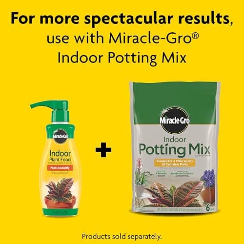 Miracle-Gro Indoor Plant Food, Liquid Plant Food for Houseplants, Snake Plants, Peace Lilies, Flowers, Vegetables, Herbs and More, 8 oz., 2-Pack thumbnail 7