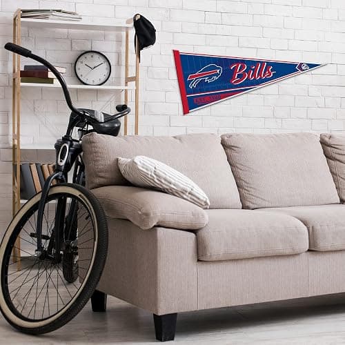 Rico Industries NFL Football Classic 12" x 30" Felt Wall Décor Pennant - Great for Home/Bed Room/Man Cave Décor thumbnail 3