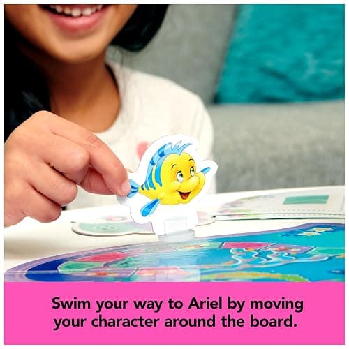 Spin Master Games, Disney Princess, Little Mermaid Charming Sea Adventure Game, Disney Princess Toys for Kids, 2-4 Players, for Ages 4+ thumbnail 3
