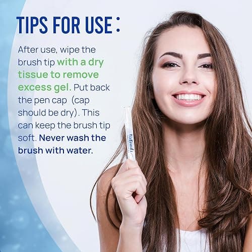 VieBeauti Teeth Whitening Pen (3 Pcs), 30+ Uses, Effective, Painless, No Sensitivity, Travel-Friendly, Easy to Use, Beautiful White Smile, Mint Flavor thumbnail 7