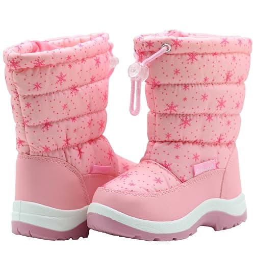 Apakowa Kid's Girls Cold Weather Snow Boots (Toddler/Little Kid) thumbnail 9