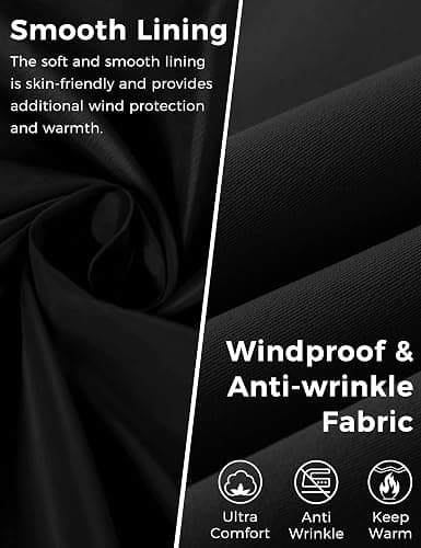 wantdo Women's Plus Size Trench Coat Double-Breasted Waterproof Lapel Overcoat Stylish Pea Coat with Detachable Hood thumbnail 4