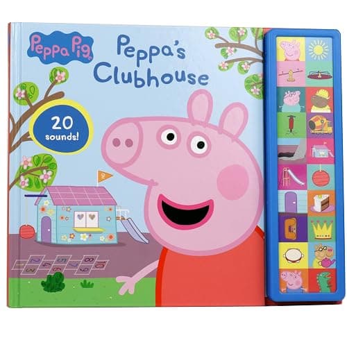 Peppa Pig - Peppa's Clubhouse 20-Button Sound Book - PI Kids - Image 1