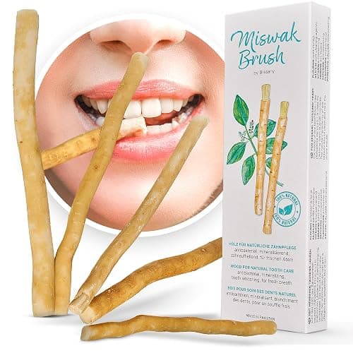 BLISSANY Miswak Brush - Natürliches Zahnputzholz für strahlend Weiße Zähne - Vegan und Umweltfreundlich - 5er Pack thumbnail 9