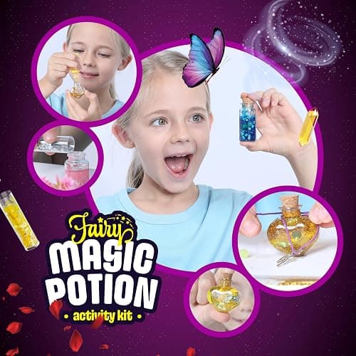 Dan&Darci Fairy Magic Potion Kit for Kids - Christmas Gifts for Girls - 6 7 8 9 10 Year Old Girl Gift Ideas - Toys 8-10 7-8 - Arts and Crafts for Kid Ages 6-8 Years - Magical Workshop Craft Kits thumbnail 8