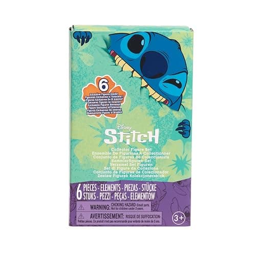 Disney Stitch Feed Me 6-piece Collectible Figure Set, Premium Collector Package, Kids Toys for Ages 3 Up, Amazon Exclusive by Just Play thumbnail 6