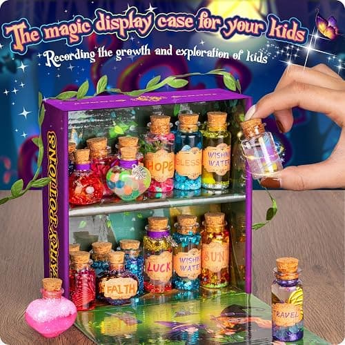 Alritz Fairy Potions Kit, Magic Mix Kit 20 Bottles, Christmas Gifts Decorations Ornaments Garden Crafts Birthday Gifts Toys for Girls and Boys 6 7 8 9 10 11 12+Years Old Families Party Indoor Outdoor thumbnail 3