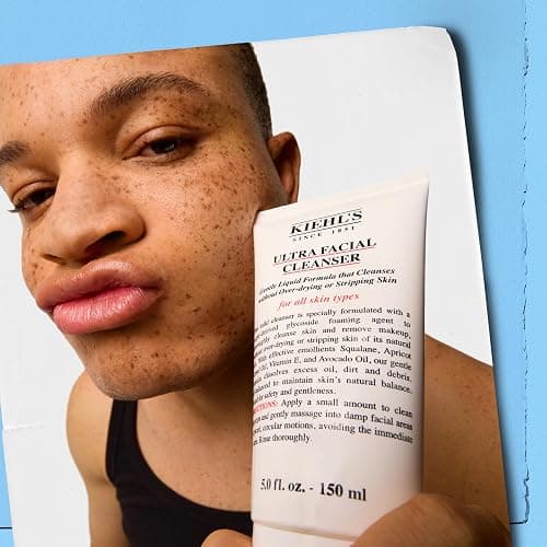 Kiehl's Ultra Facial Cleanser, Lightweight Foamy Facial Cleanser, Enriched Formula that Replenishes Skin Barrier, Gently Exfoliates and Moisturizes, Suitable for All Skin Types, Paraben Free thumbnail 6