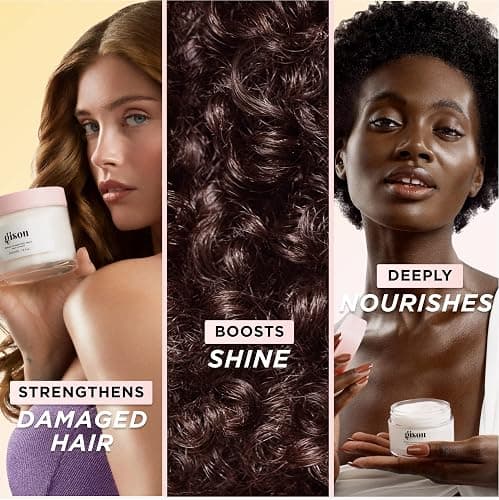 Gisou Honey Infused Hair Mask Travel Size to Hydrate and Repair for Softer, Stronger, More Manageable Hair, Mini TSA-Approved Mask (2.5 fl oz) thumbnail 9