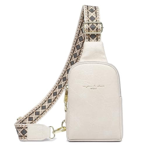 Haytijoe Small Anti Theft Crossbody Bag for Women Faux Leather Lightweight Sling Bags RFID Blocking Fanny Pack for Travel - Image 1