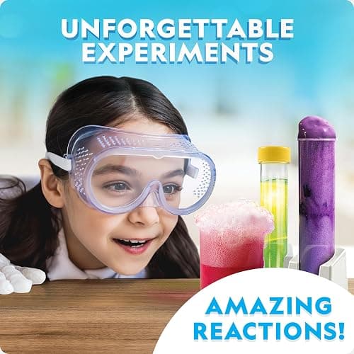 National Geographic Amazing Chemistry Set - Chemistry Kit with 100+ Science Experiments Including Crystal Growing and Reactions, Science Kit for Kids, STEM Gift for Boys and Girls (Amazon Exclusive) thumbnail 5