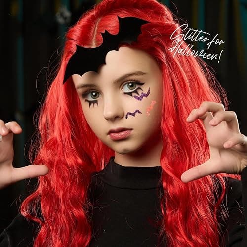 FANDAMEI 25 Colors Face Glitter, Face Glitter for Women Kids Girls, Glitter Gel No Glue Needed, Glitter for Body Hair Halloween Rave Carnival Makeup thumbnail 2