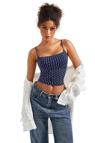 SUUKSESS Women Sexy Square Neck Tank Top Summer Y2K Going Out Basic Cami Shirt thumbnail 3