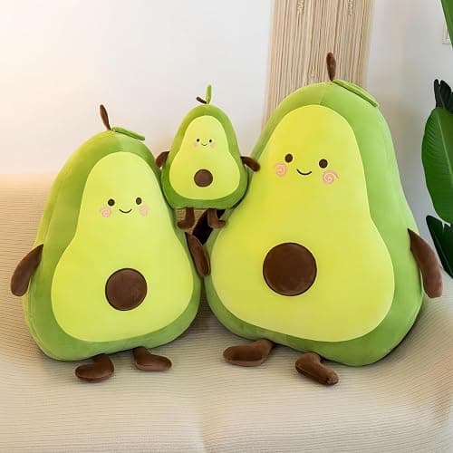 Cute Avocado Plush Pillows, Kawaii Plushies Soft Stuffed Toys for Boys Girls, Gifts Ideal for Christmas Valentine's Birthday 30cm thumbnail 2