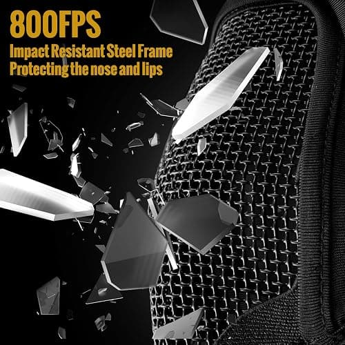 OneTigris Balaclava Mesh Mask, Ninja Tactical Mask with Full Face Protection for Outdoor thumbnail 8