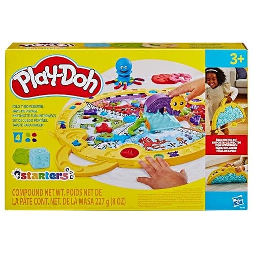 Play-Doh Fold & Go Playmat Starter Set with 19 Accessories, Preschool Toys for 3 Year Old Girls & Boys & Up, Kids Arts & Crafts thumbnail 18