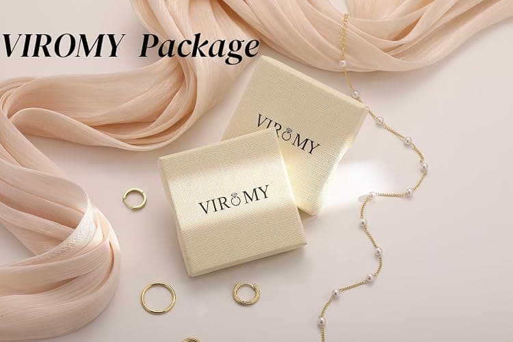 VIROMY Gold Bracelets for Women 14K Gold Plated Initial Layered Bracelet Minimalist Twisted Rope Heart Bead Link Dainty Name Jewellery Gifts for Her A-Z thumbnail 6