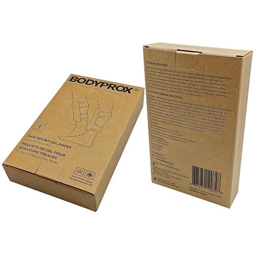 BODYPROX Shin Splint Ice Pack 2 Pack - Reusable Cold and Hot Wrap for Shin Splints Pain Relief, Flexible Ice Pack for Runners thumbnail 8