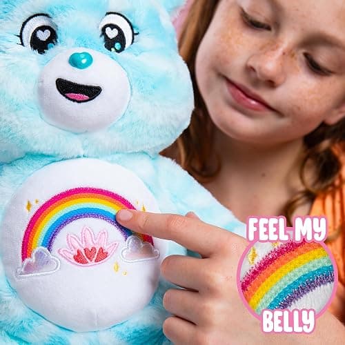 Care Bears - 14" Sweet Serenity Bear - Medium Size Plush, Sensory Toy, Emotional Support Plushie, Ages 4+ thumbnail 4