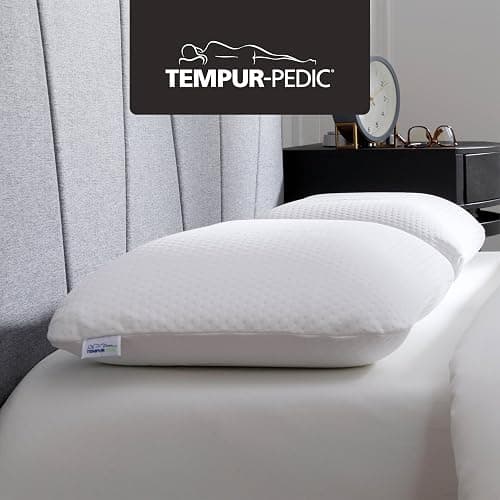 Tempur-Pedic Memory Foam Symphony Pillow Luxury Soft Feel, Standard, White thumbnail 4