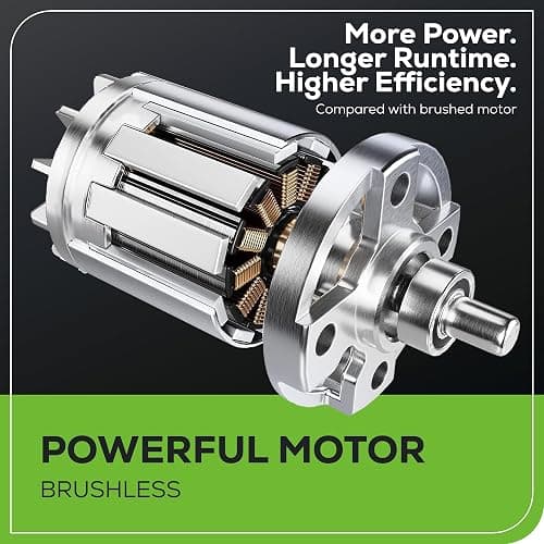 Greenworks 80V All-Terrain Brushless Edger, 8" Steel Blade, 2.25" Pro Depth & Tool-Free Adjust, 27cc Gas Power Equivalent, Battery and Charger Not Included thumbnail 4