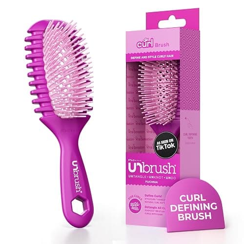 FHI Heat UNbrush Curl Collection for Pain-Free Brushing & Curl Enhancing Styling for Curly Hair Types - Use on Wet Hair Only - Image 1