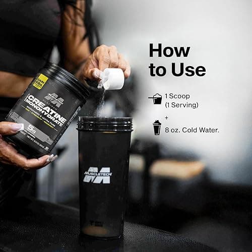MuscleTech Creatine Monohydrate Powder, Platinum Pure - Unflavored Micronized Creatine for Men & Women - Workout Supplements for Performance, Muscle Recovery & Builder-(80 Servings) Packaging May Vary thumbnail 8