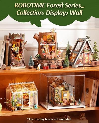 ROBOTIME Kit Maison Miniature à Construire Fairytale Tree House, Kit de Construction 3D en Bois avec Éclairage LED, Cadeau d'anniversaire Créatif pour Adultes et Adolescents thumbnail 6