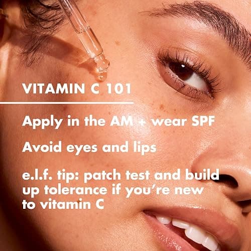 e.l.f. SKIN Bright Icon Vitamin C + E + Ferulic Serum, Brightening & Soothing Face Serum, Helps Even Skin Tone, Vegan & Cruelty-Free, 1 fl oz thumbnail 3