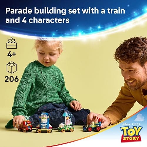 LEGO Disney and Pixar’s Toy Story Celebration Train & RC Car Toddler Toy - Sensory and Pretend Play Building Set for Preschool Boys and Girls, Ages 4+ - Disney Gift Idea for Birthdays - 43264 thumbnail 2