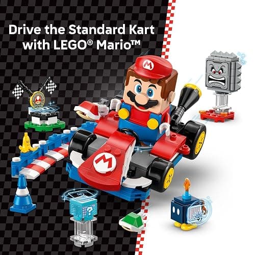 LEGO Super Mario: Mario Kart – Interactive Mario & Standard Kart Building Toy - Pretend Play Racing Playset for Boys & Girls, Ages 7+ - Gift for Christmas - 72043 thumbnail 3